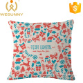 Hot Sale Christmas Decorative Soft Square Pillow Case